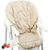 Чехол из эко-кожи с перфорацией на стульчик Chicco Polly кремовый