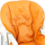 Чехол из эко-кожи с перфорацией на стульчик Chicco Polly  Оранжевый